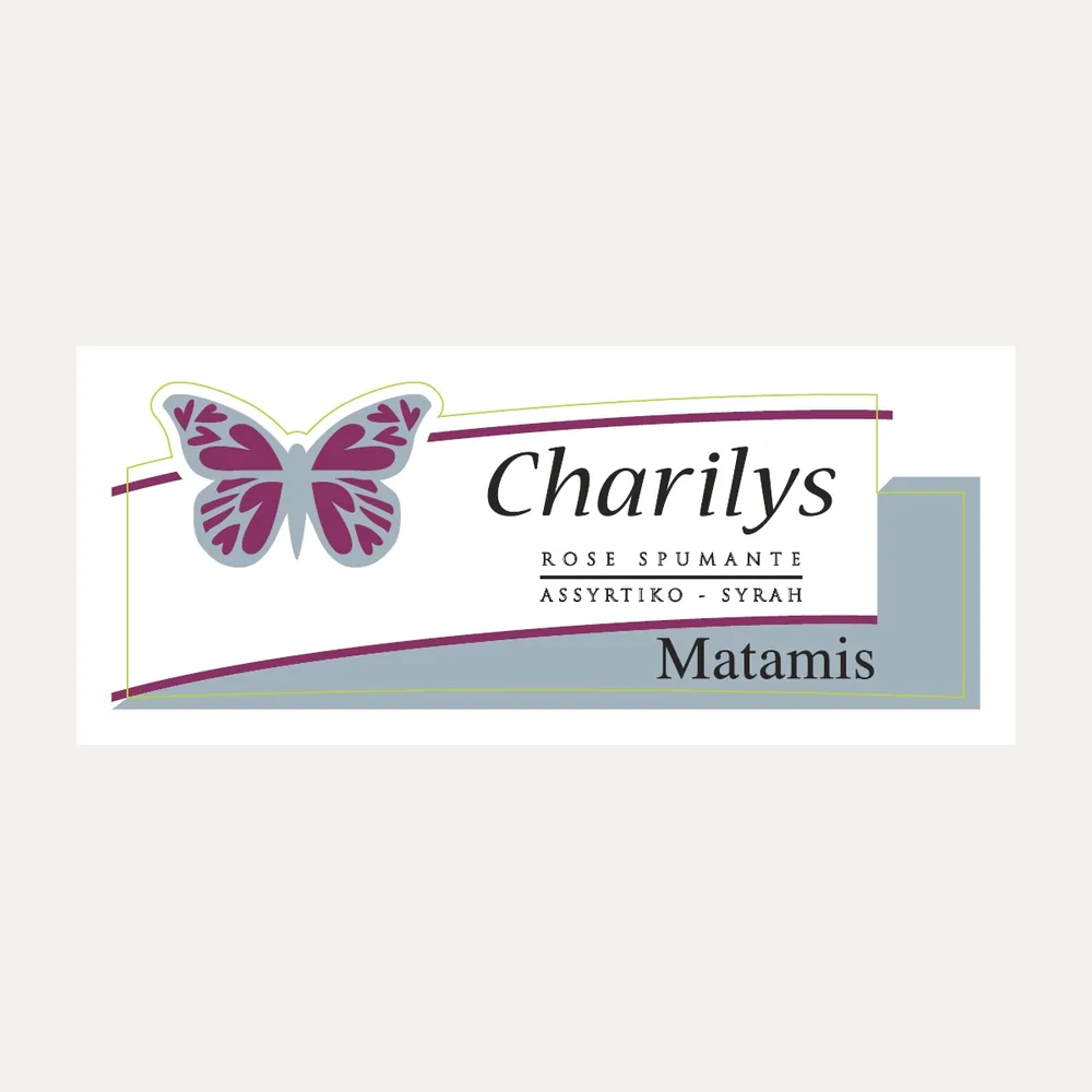 Spumante Charilys Rosé label