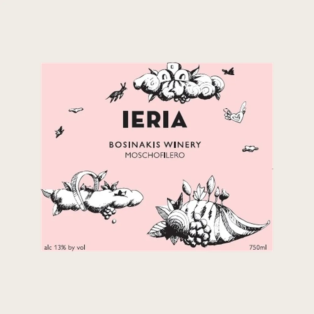 Ieria Moschofilero Rosé 2025 label