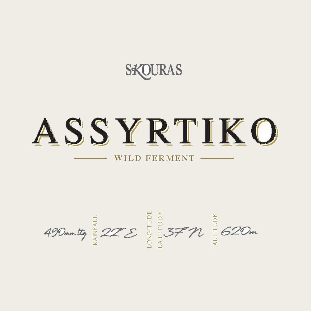 Assyrtico 2025 label
