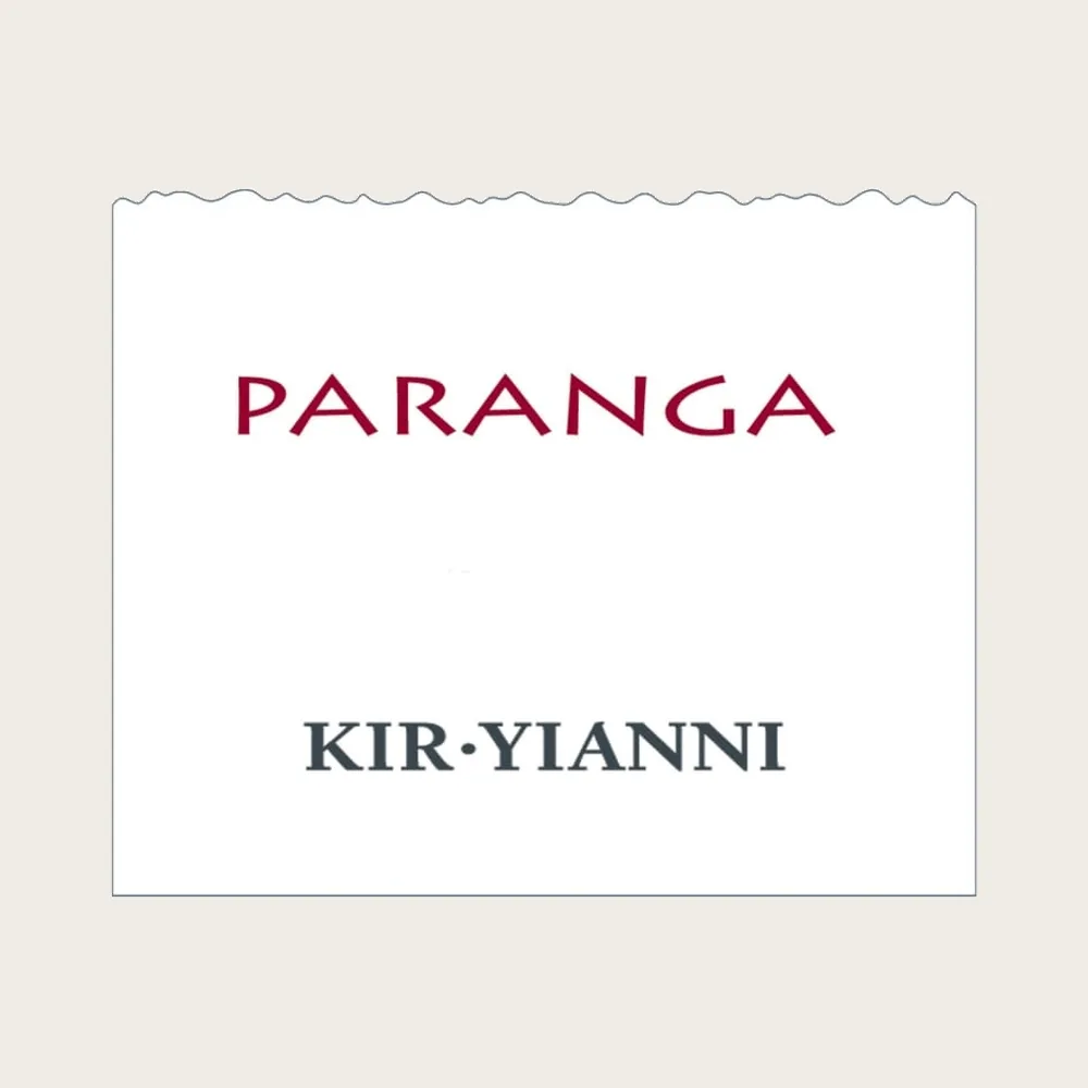 Paranga Dry Red 2023 label