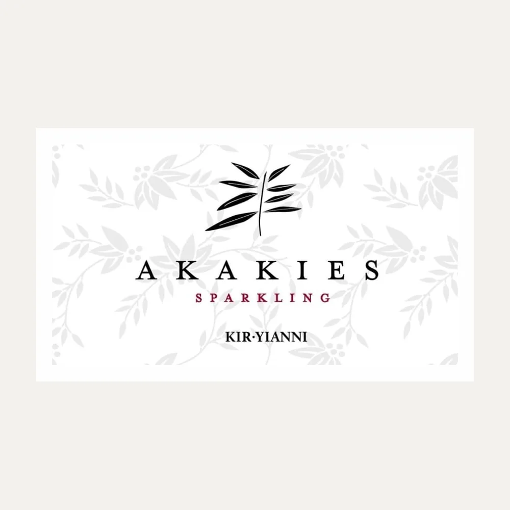 Akakies Sparkling Rosé 2025 label
