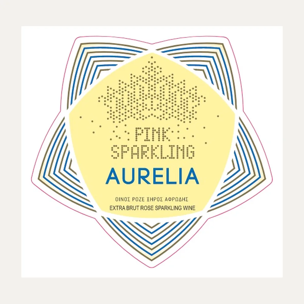 Aurelia Sparkling Rosé 2021 label