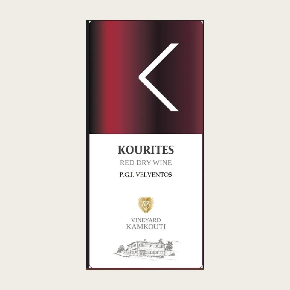 Kourites Red 2020 label