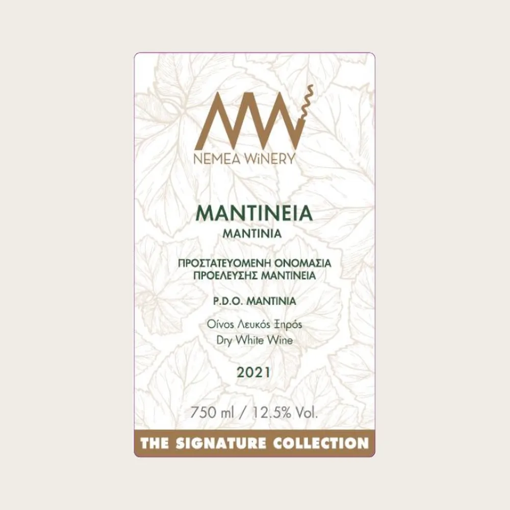 Signature Mantinia 2022 label
