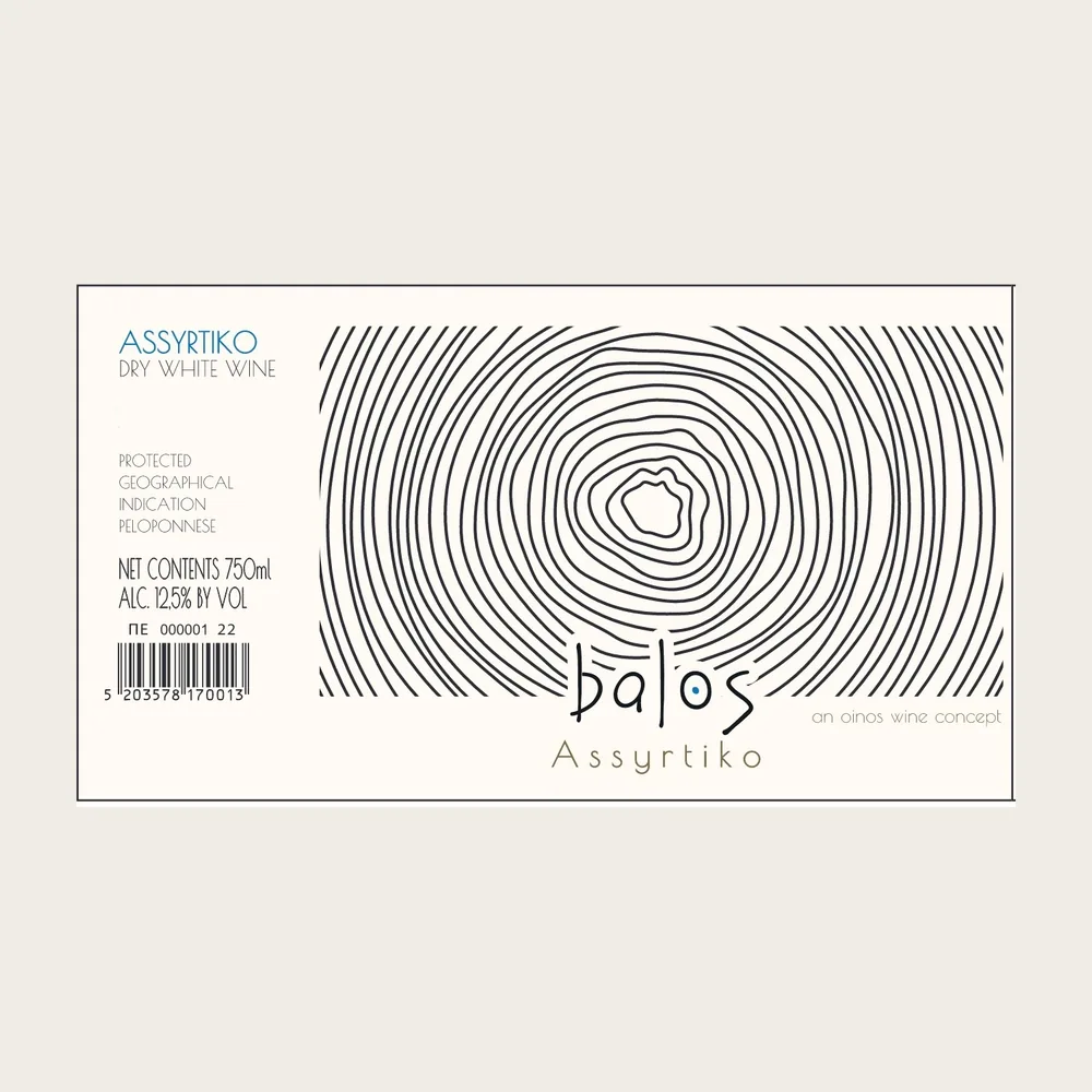 Balos Assyrtico 2024 label
