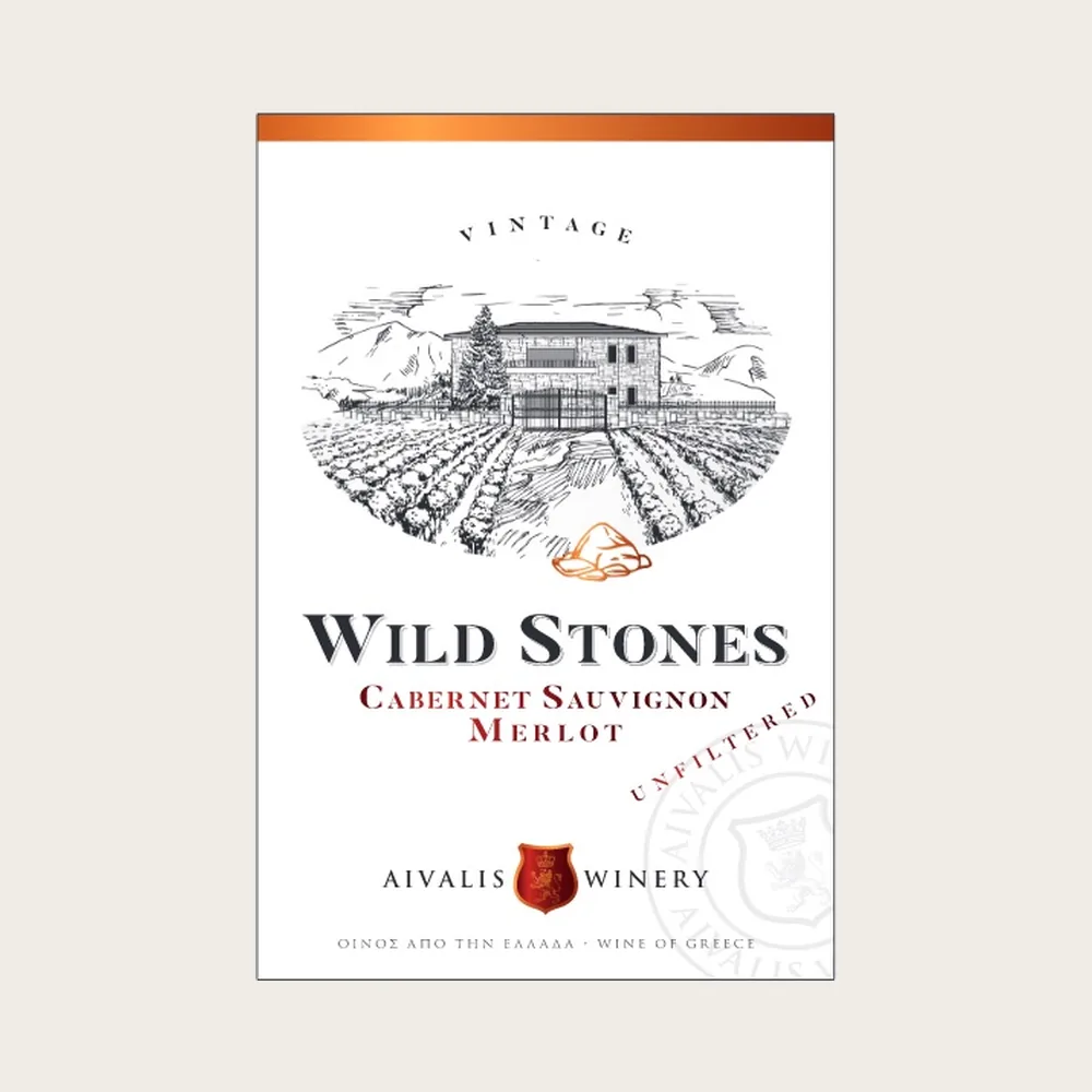 Wild Stones Cab Sauv/Merlot 2021 label