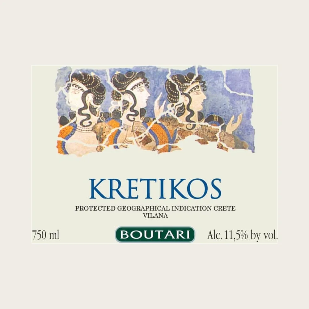 Kretikos White 2023 label