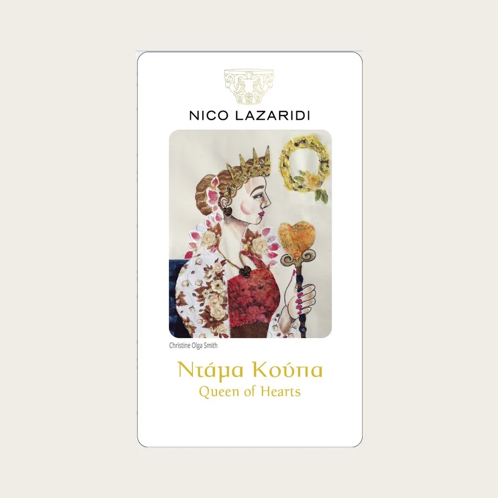 Queen of Hearts White 2025 label