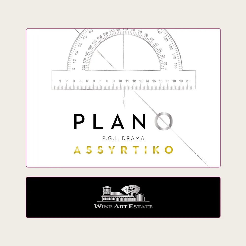 Plano Assyrtiko 2024 label