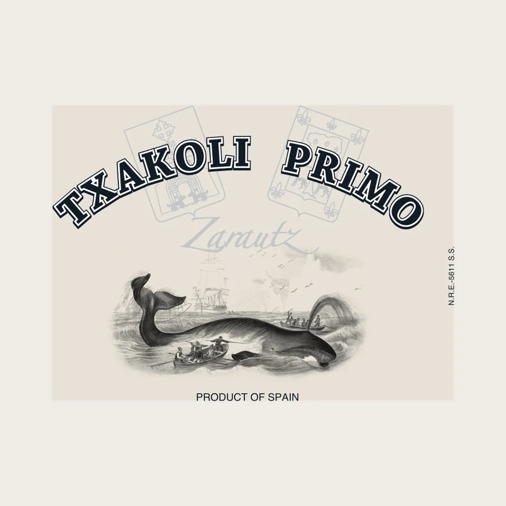 Txakoli Zarautz 2024 label