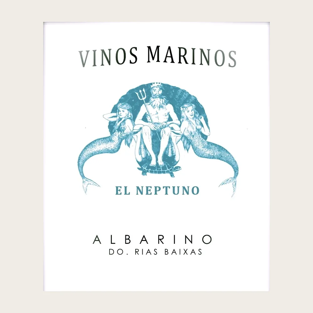 El Neptuno Albarino 2025 label