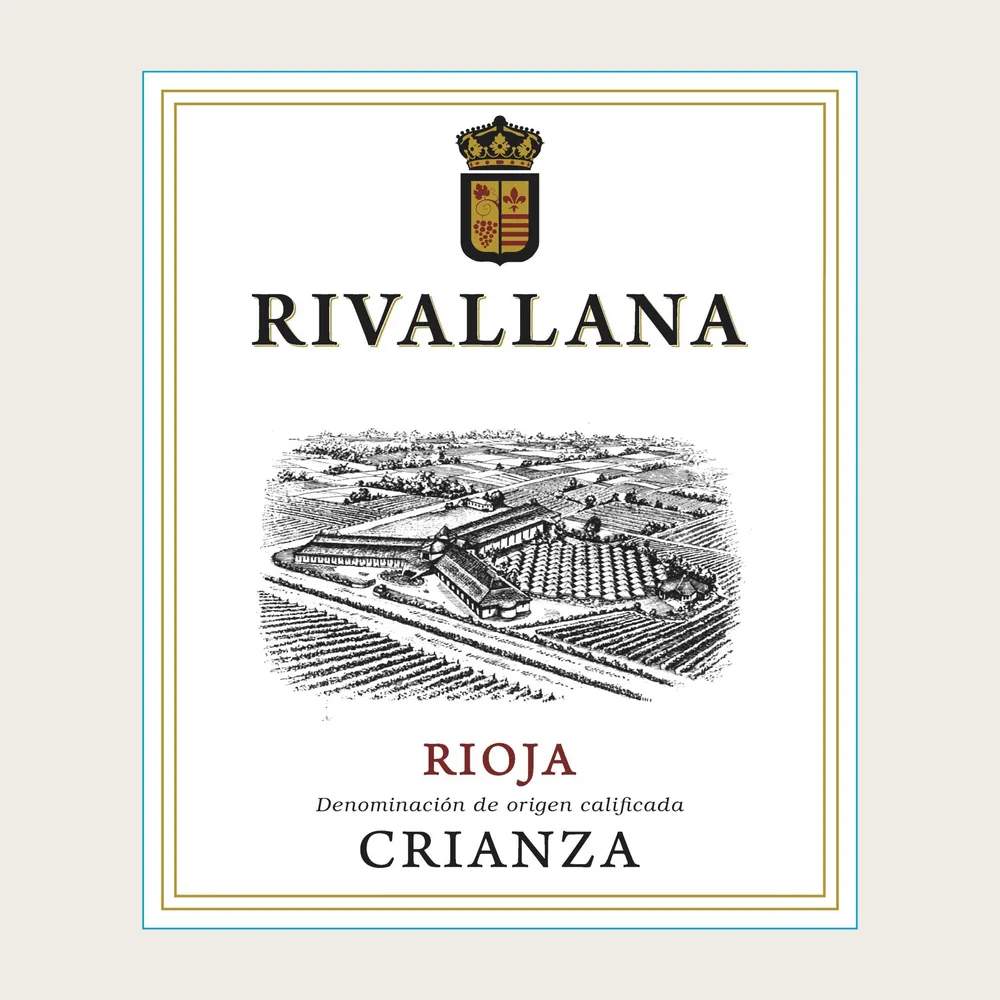 Rivallana Rioja Crianza 2021 label