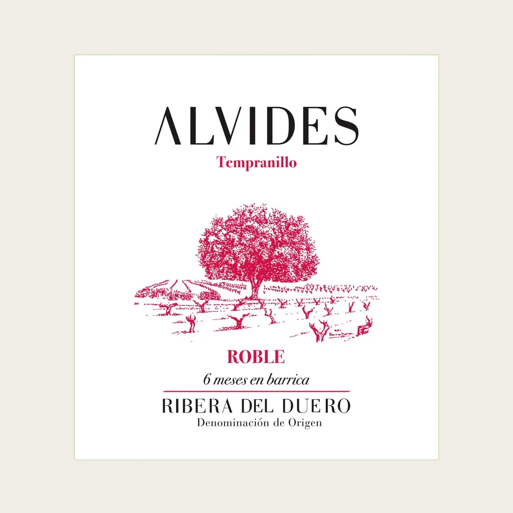 Tempranillo Roble 2021 label