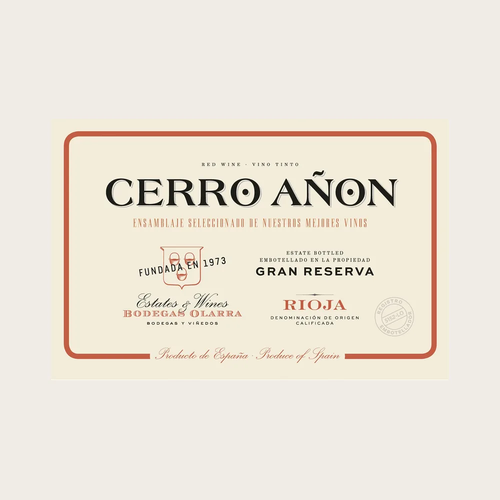 Gran Reserva Rioja 2019 label