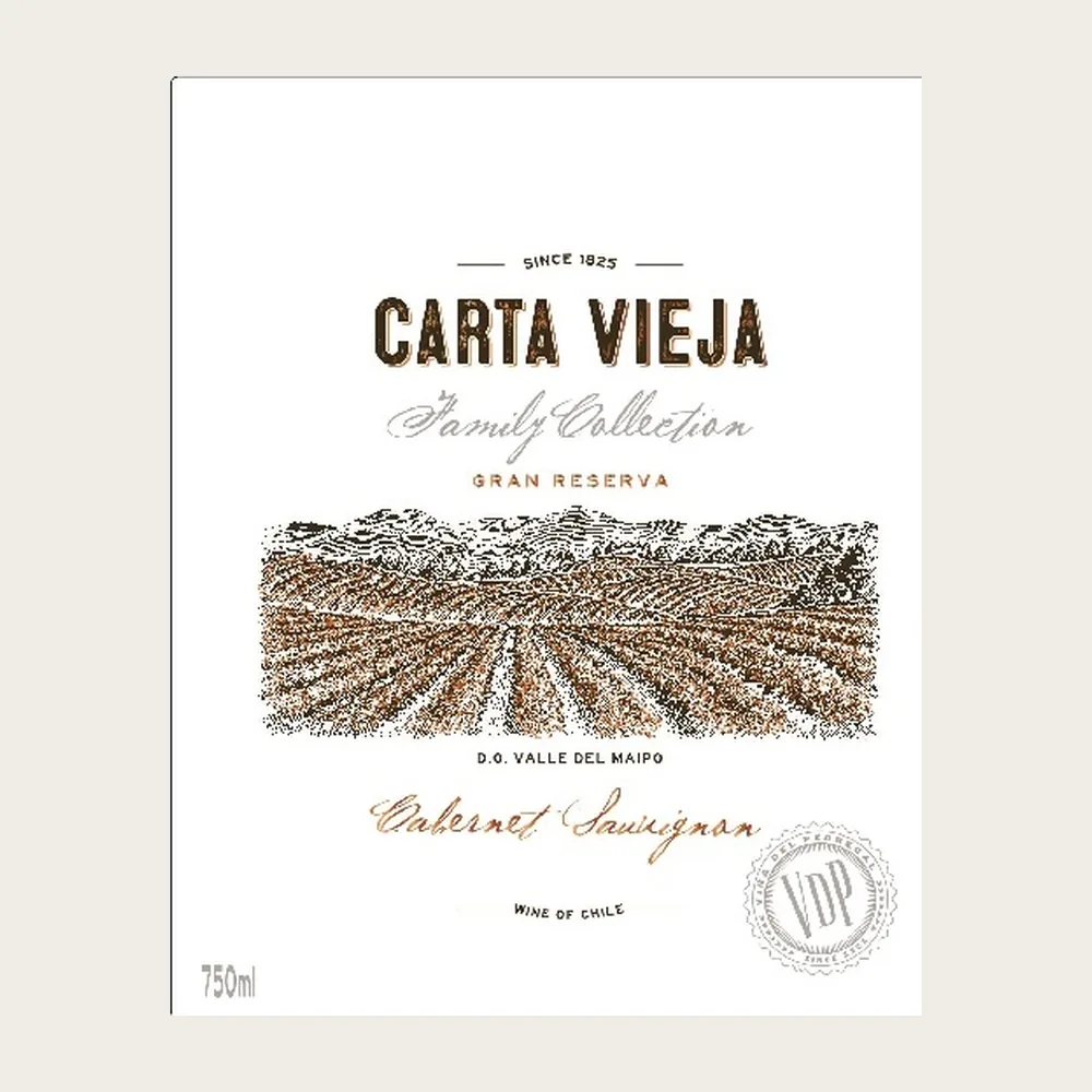 Gran Reserva Cabernet 2019 label