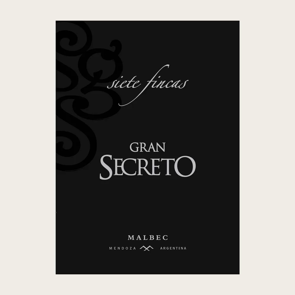Gran Secreto Malbec 2019 label