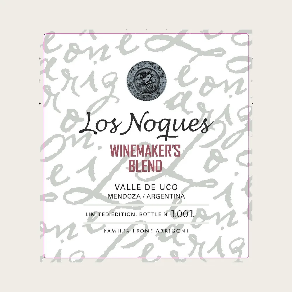 Winemaker's Blend Red 2023 label