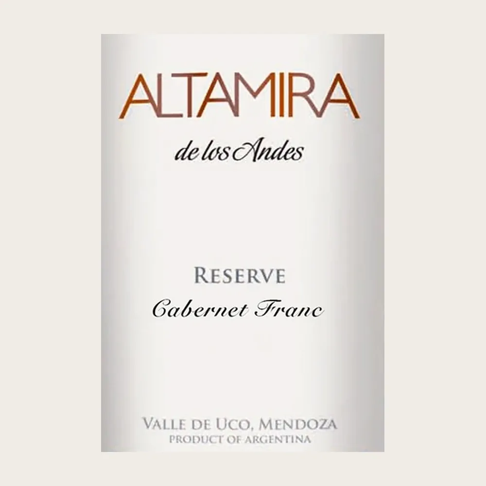 Cabernet Franc Reserva 2020 label