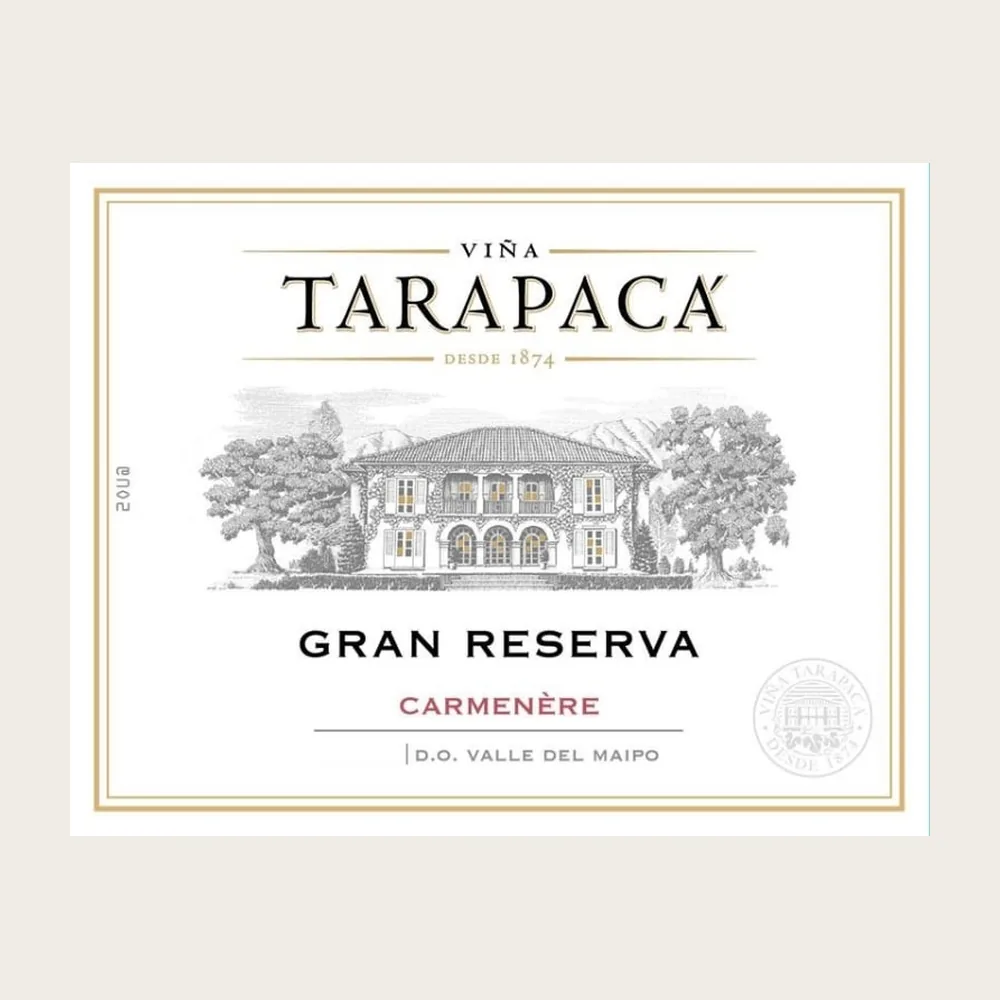 Gran Reserva Carmenere 2022 label