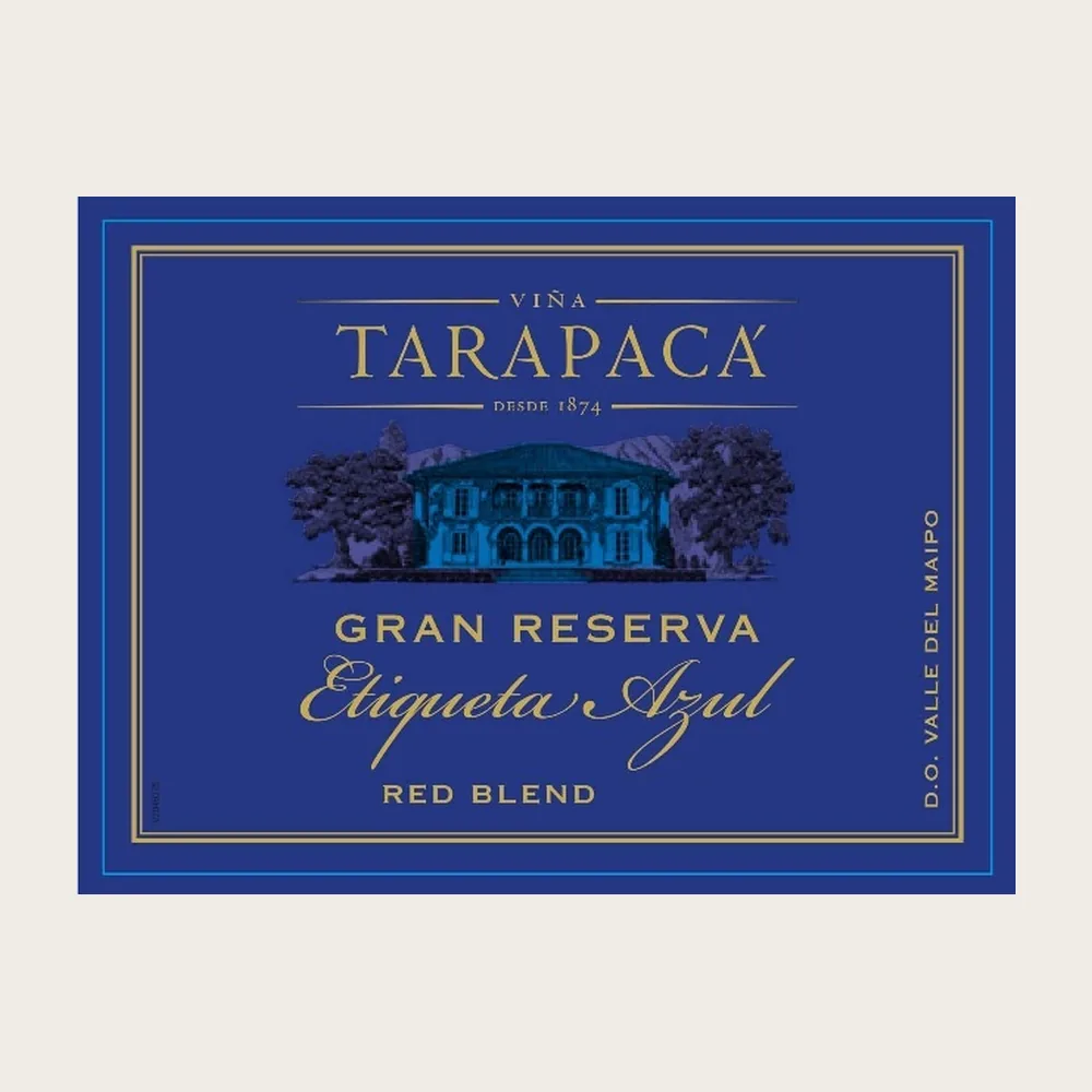 Gran Reserva Etiqueta Azul 2020 label