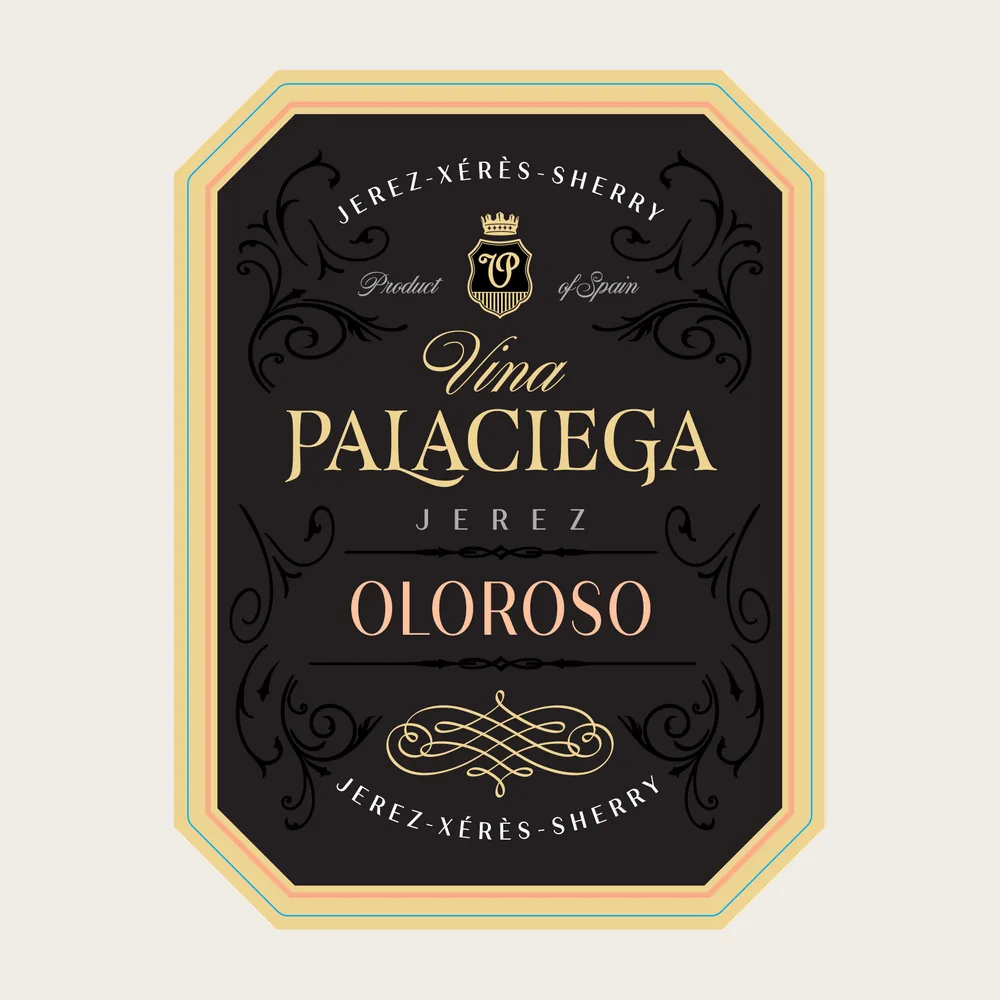 Oloroso Sherry label