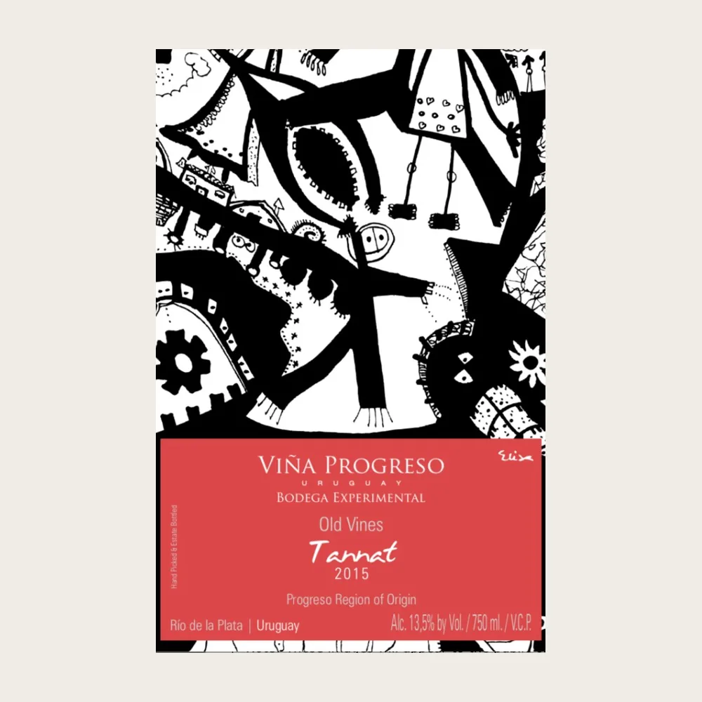 Old Vines Tannat 2018 label