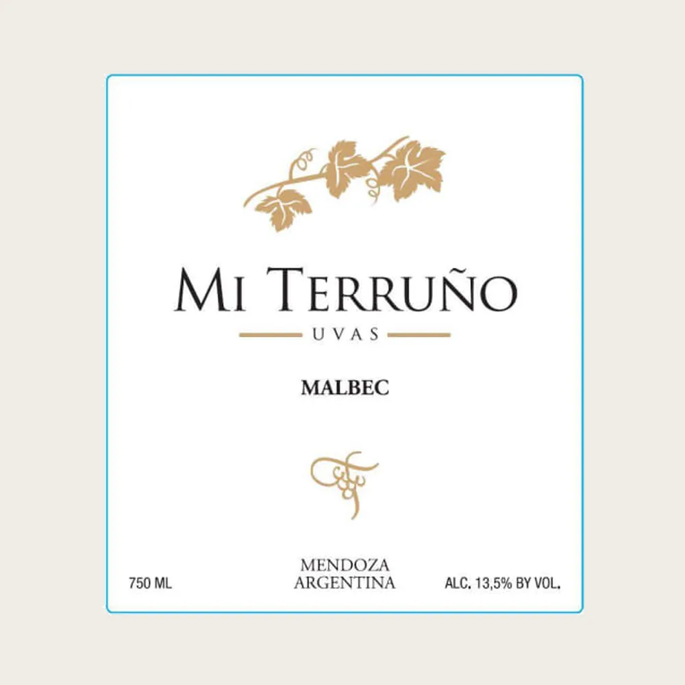 Mi Terruno Uvas Malbec 2025 label
