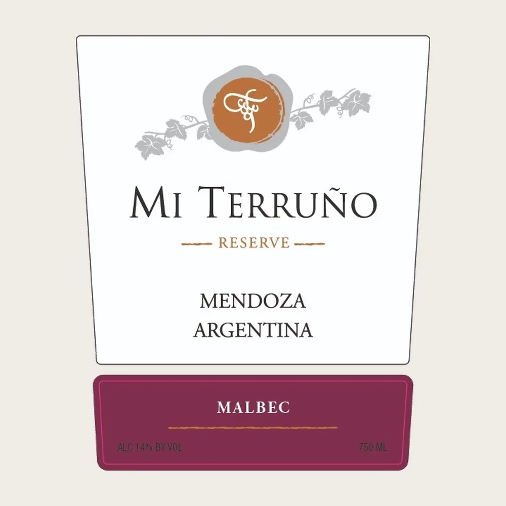 Malbec Reserva 2020 label