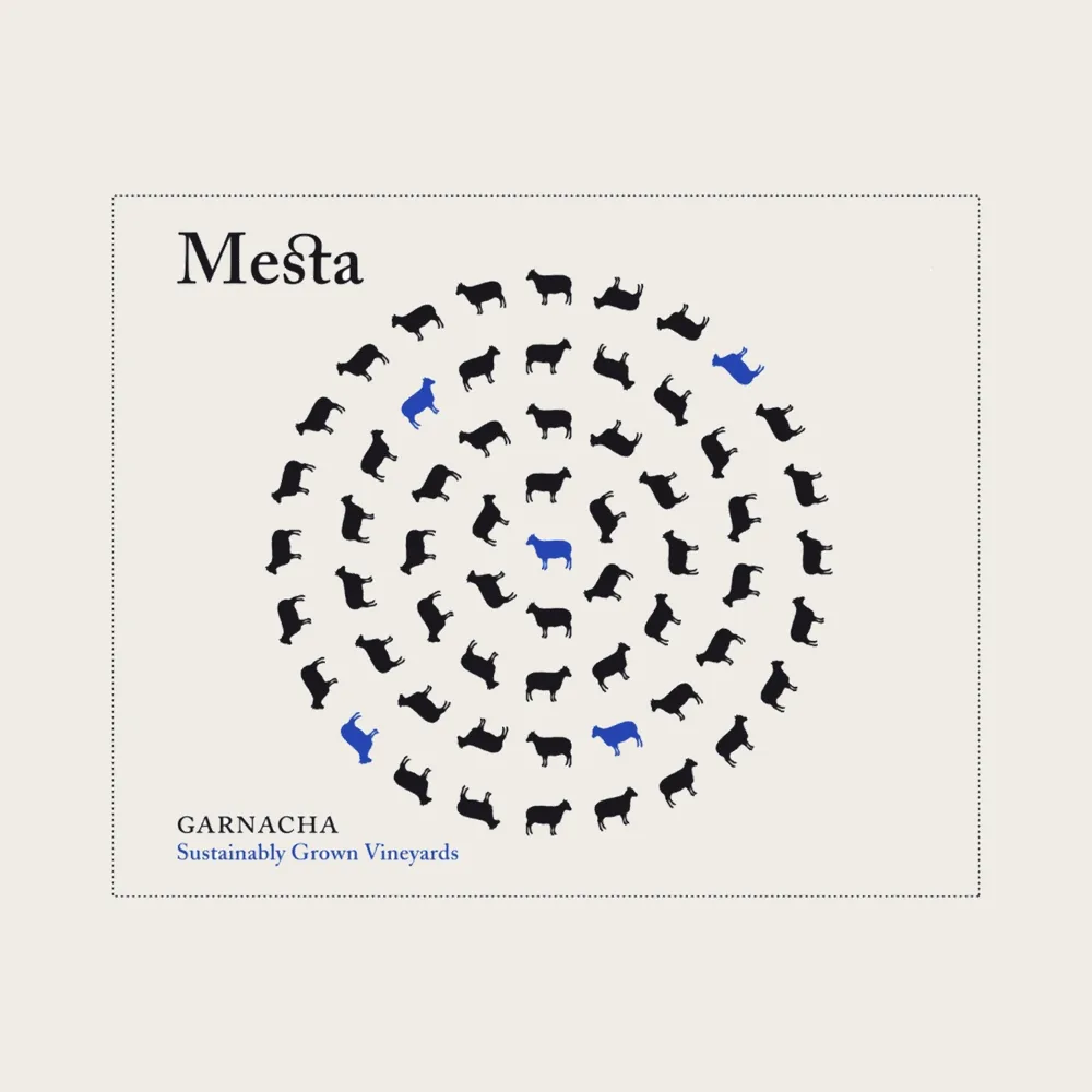 Mesta Organic Garnacha 2024 label