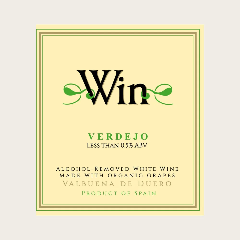 Verdejo 0% Alcohol label