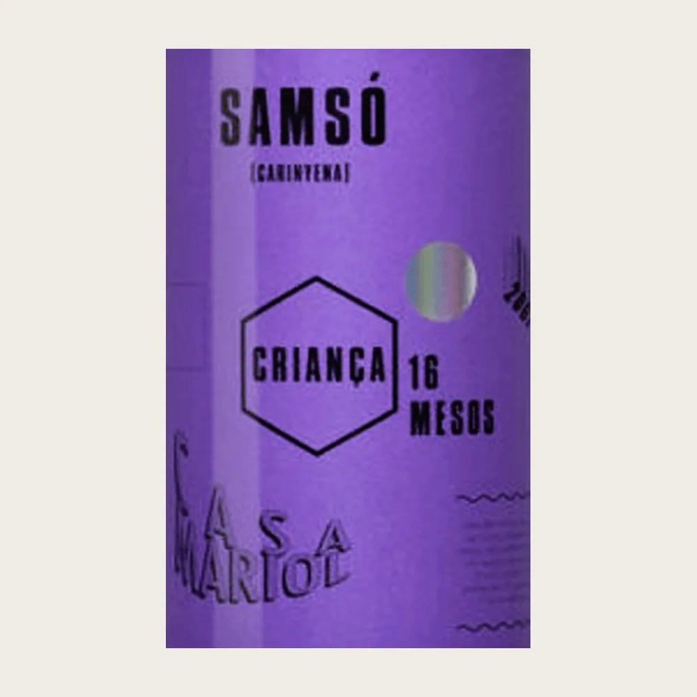 Samso Crianza 2021 label