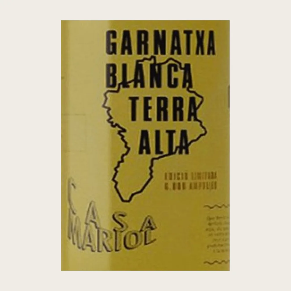 Garnatxa Blanca Terra Alta 2024 label