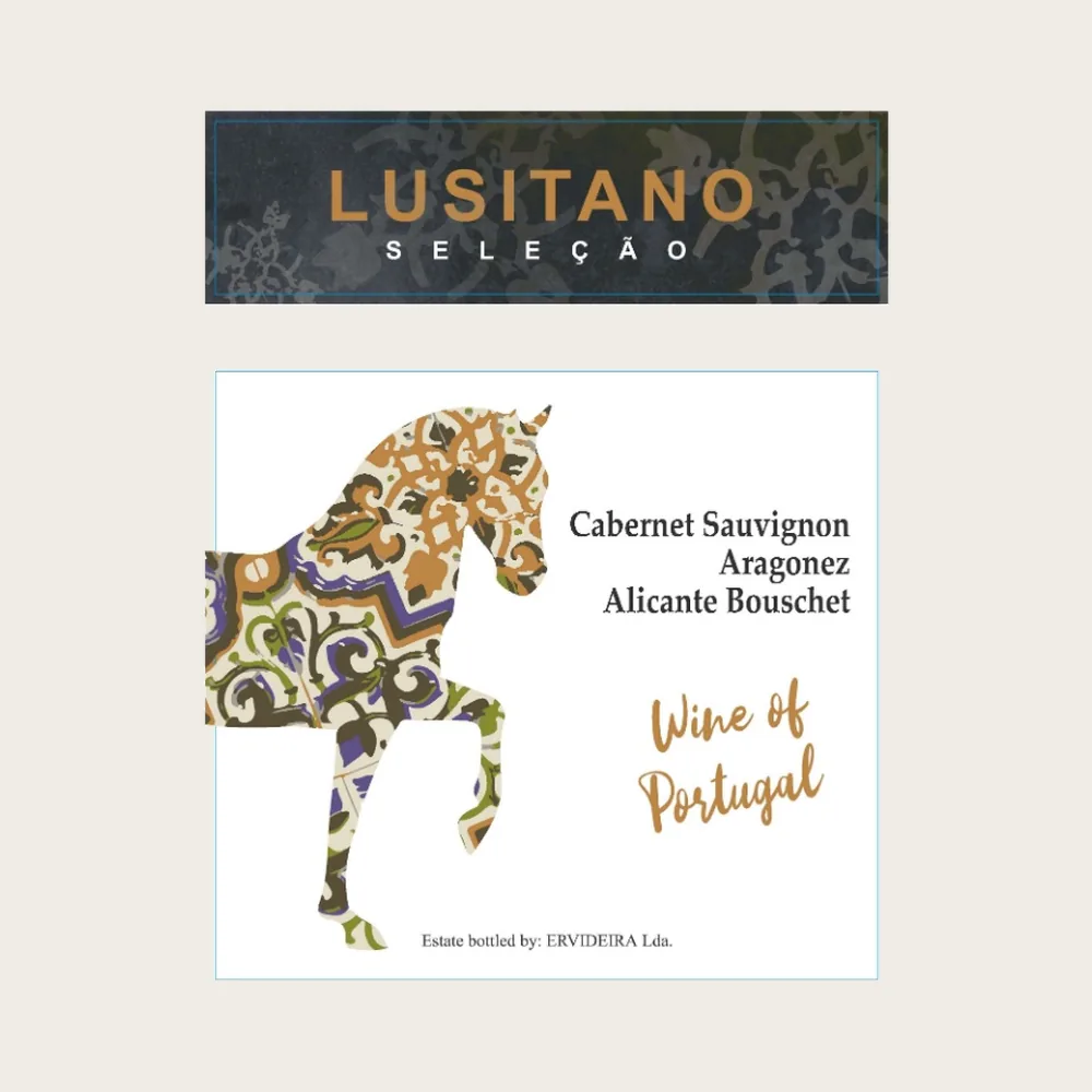 Lusitano Selecao Red 2022 label