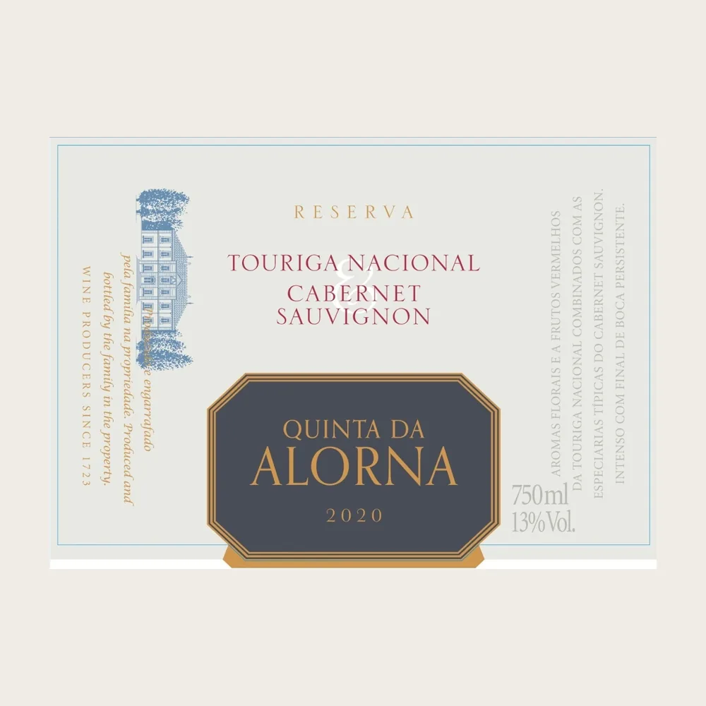 Reserva Red Touriga/Cab 2020 label