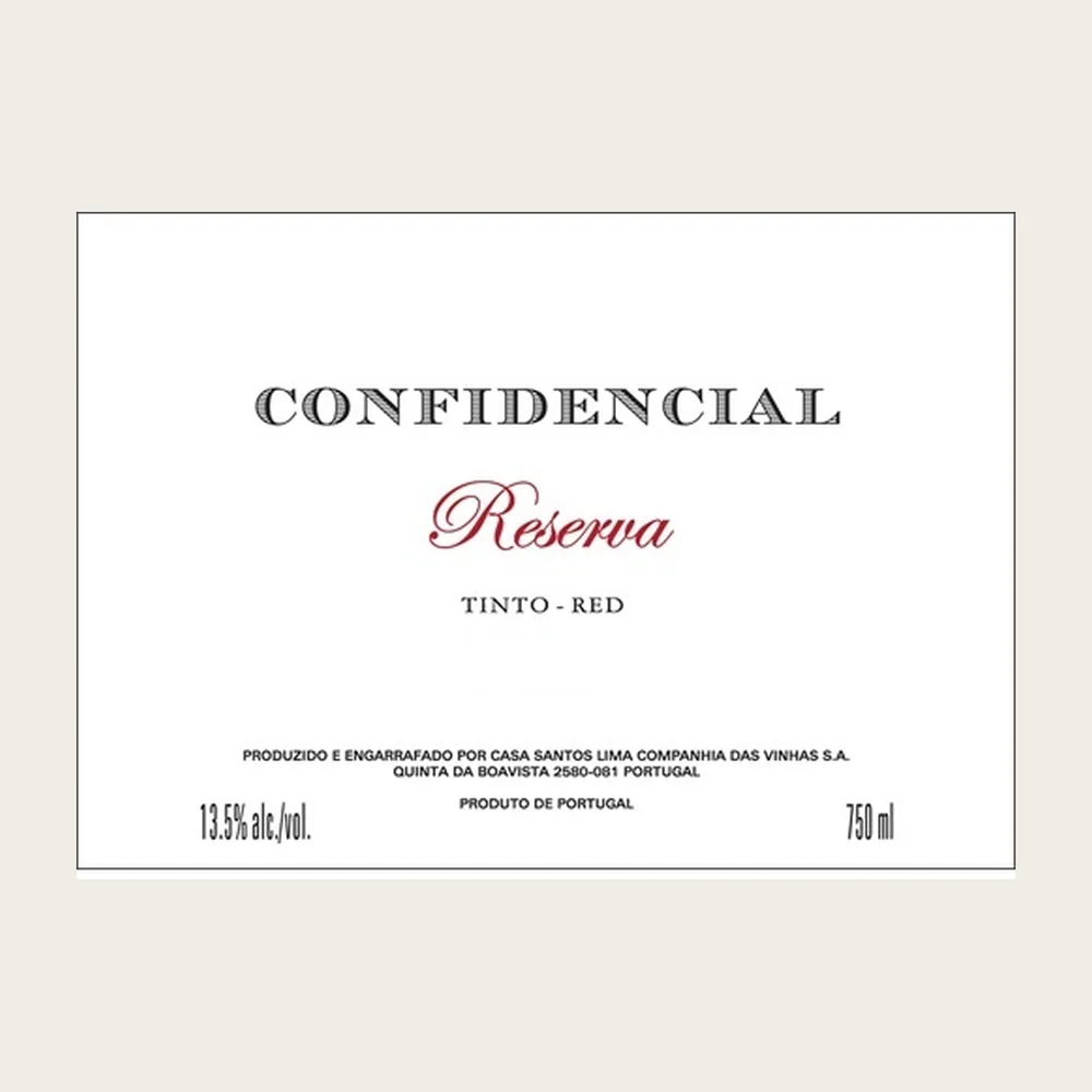 Reserva Red 2020 label