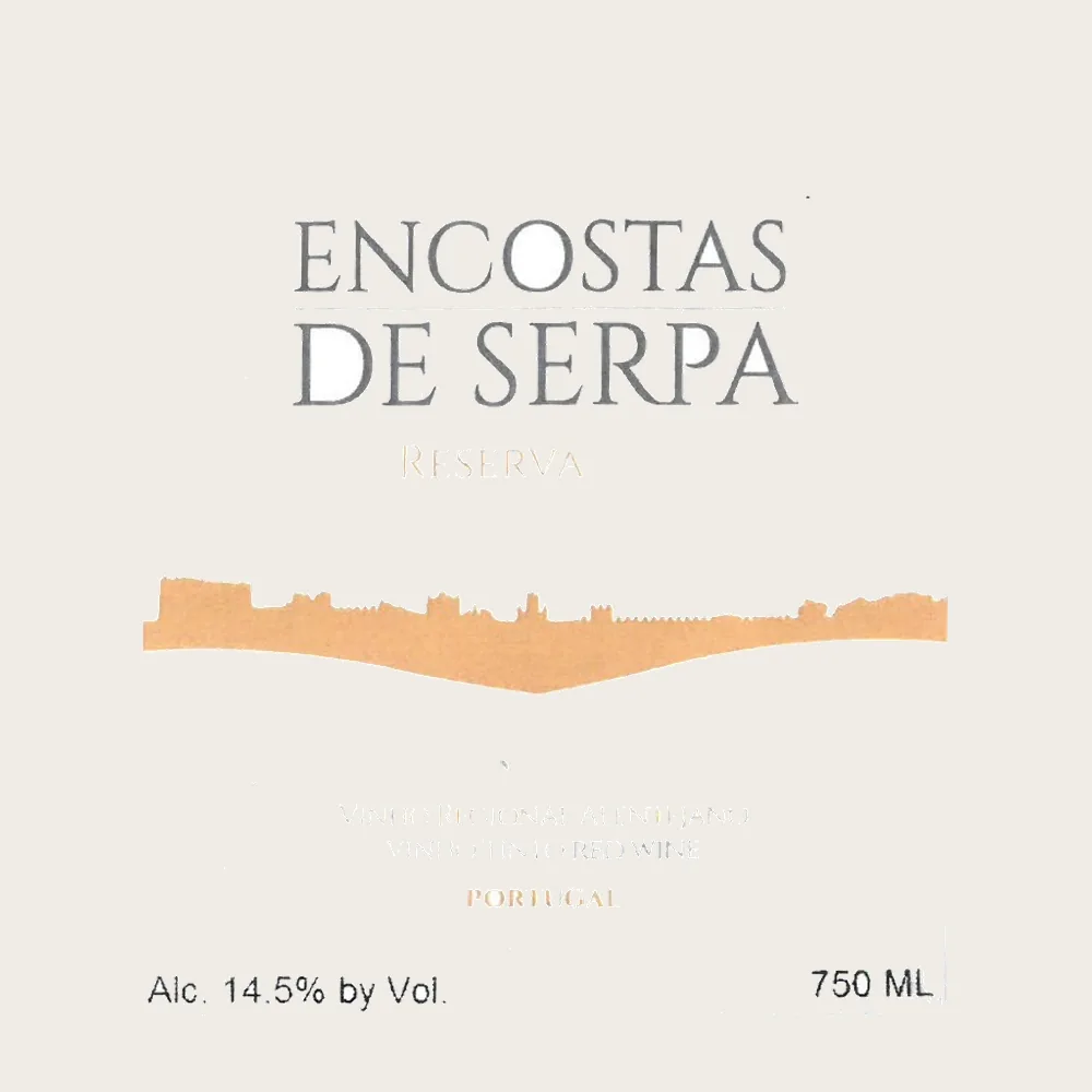 Encostas Reserva Red 2022 label