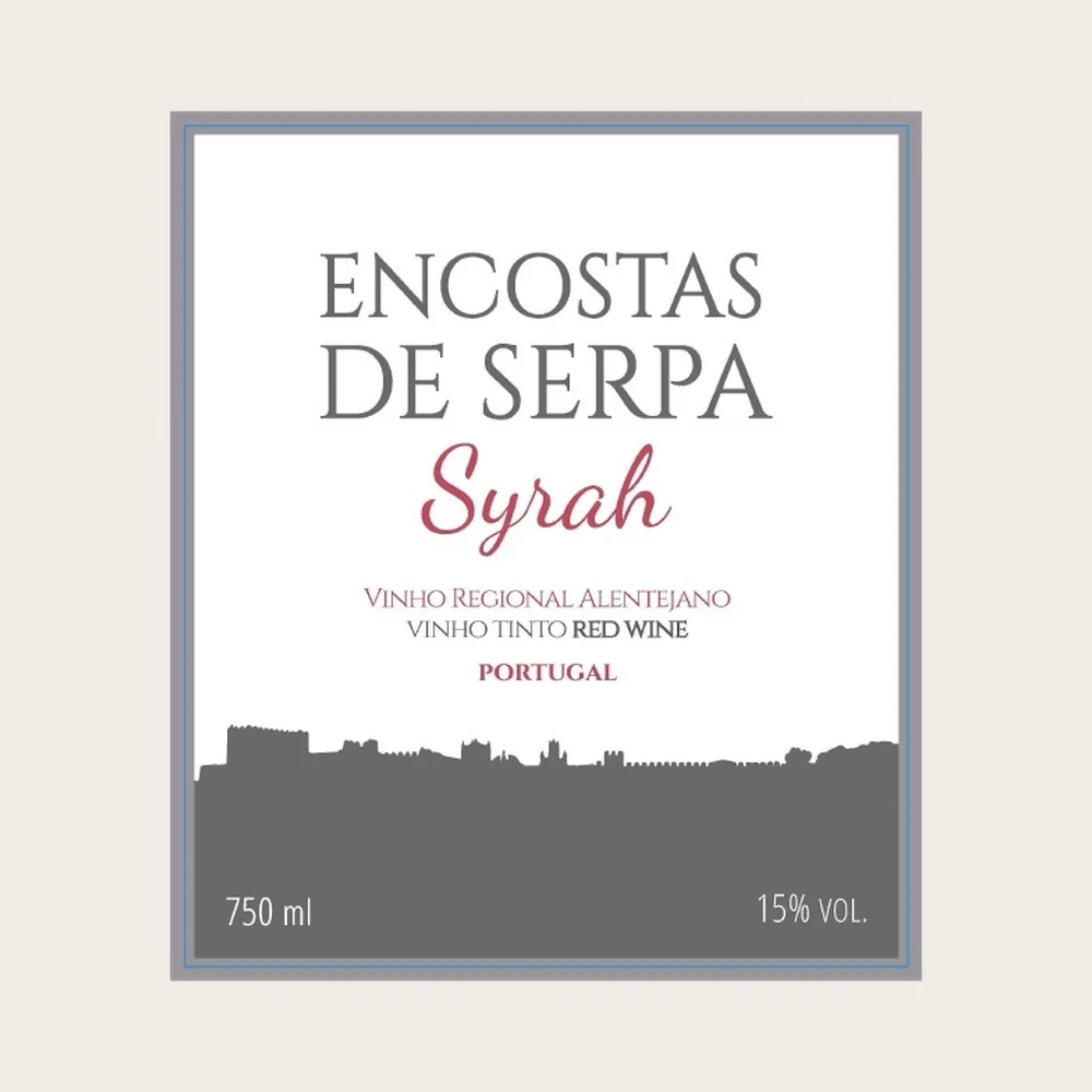 Encostas Serpa Syrah 2022 label