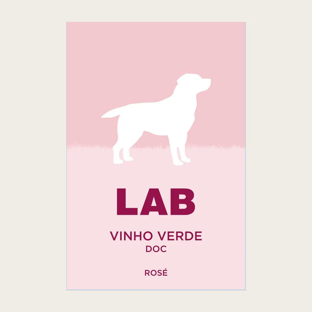 Vinho Verde Rosé label