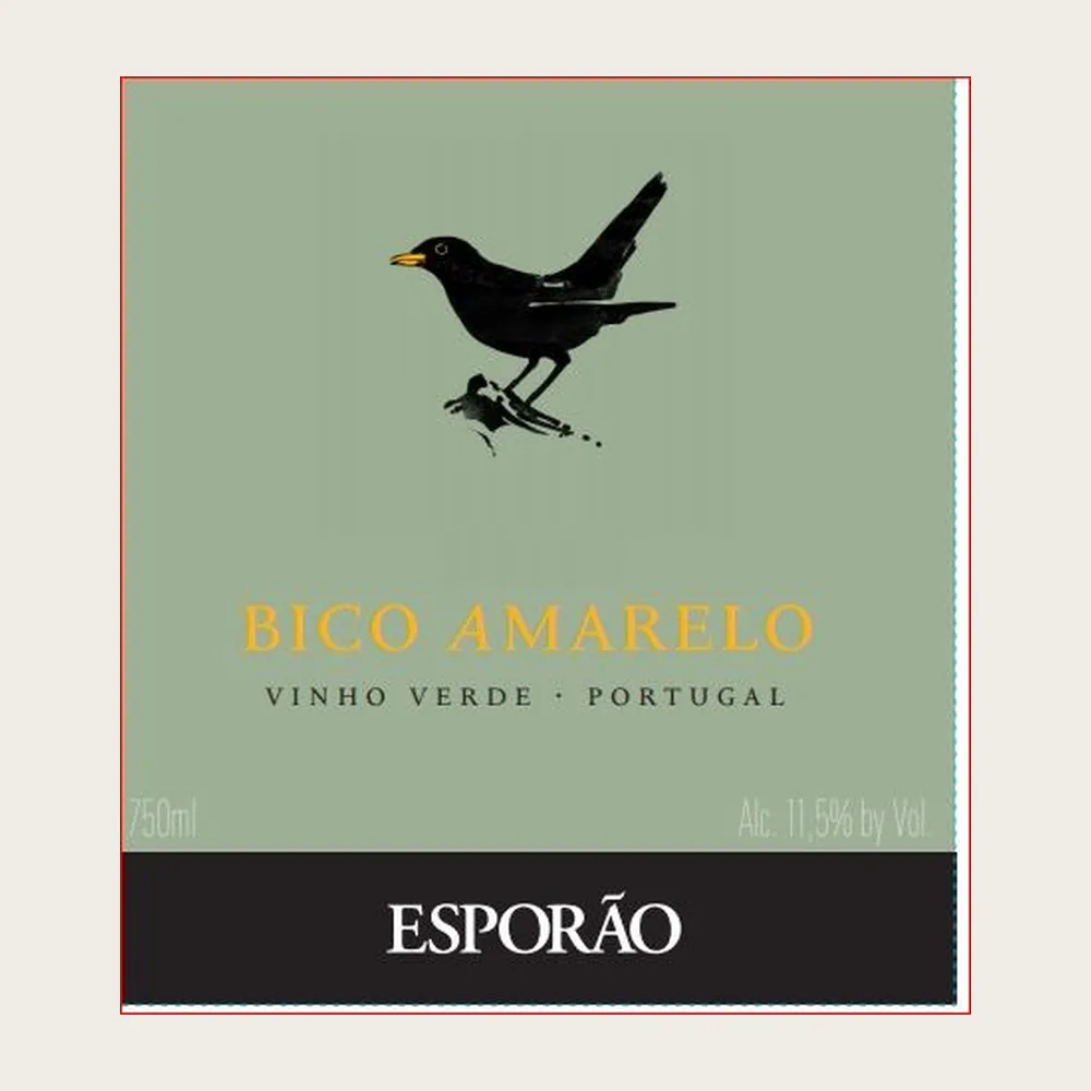 Bico Amarelo Vinho Verde 2025 label