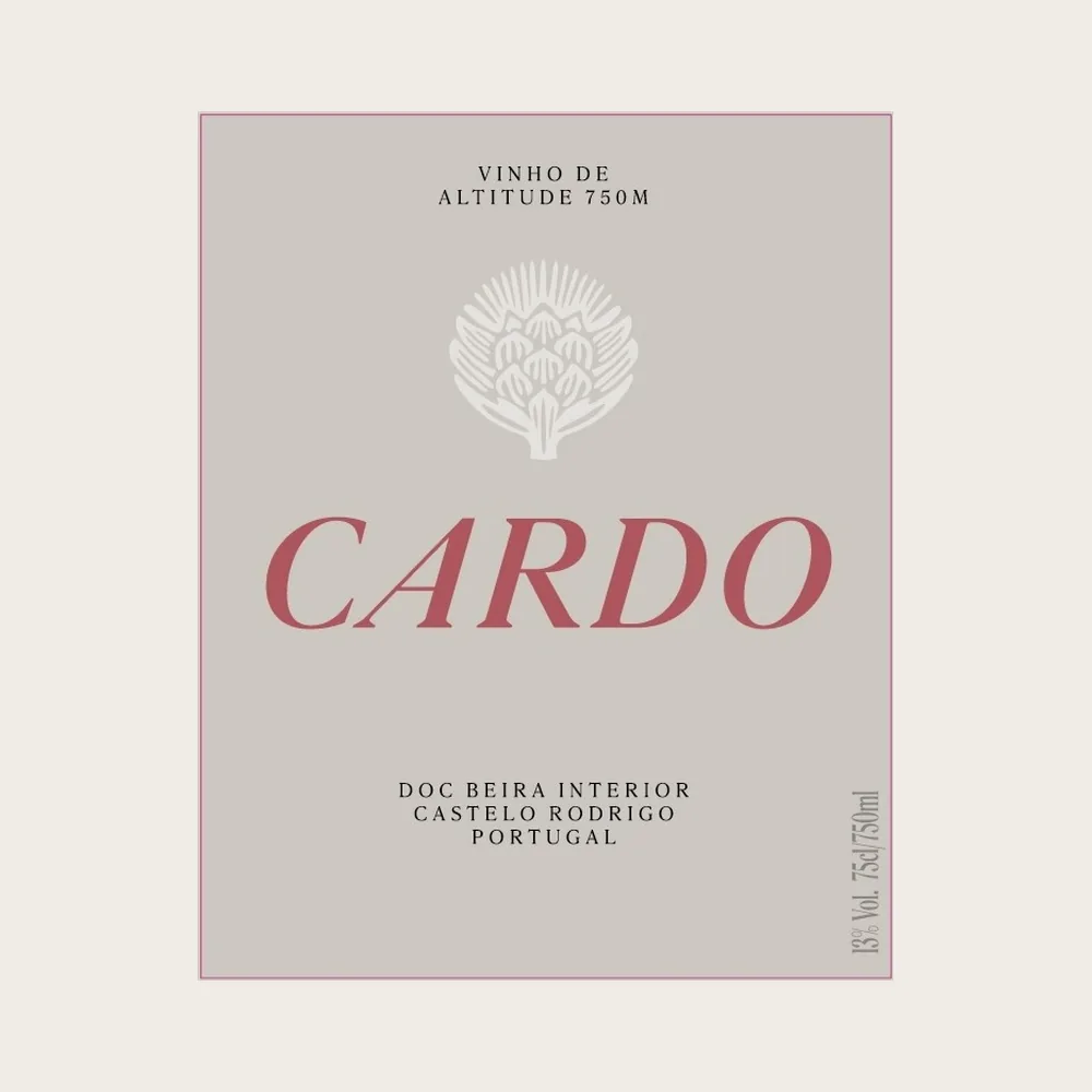 Qta Cardo Red 2022 label