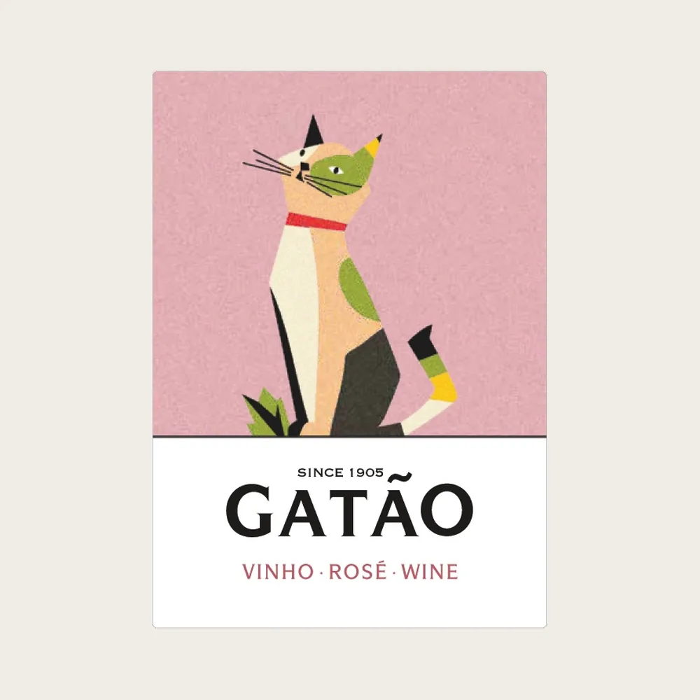 Gatao Rosé label