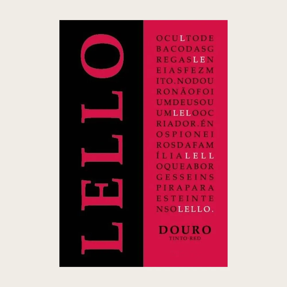 Lello Red 375ml 2021 label