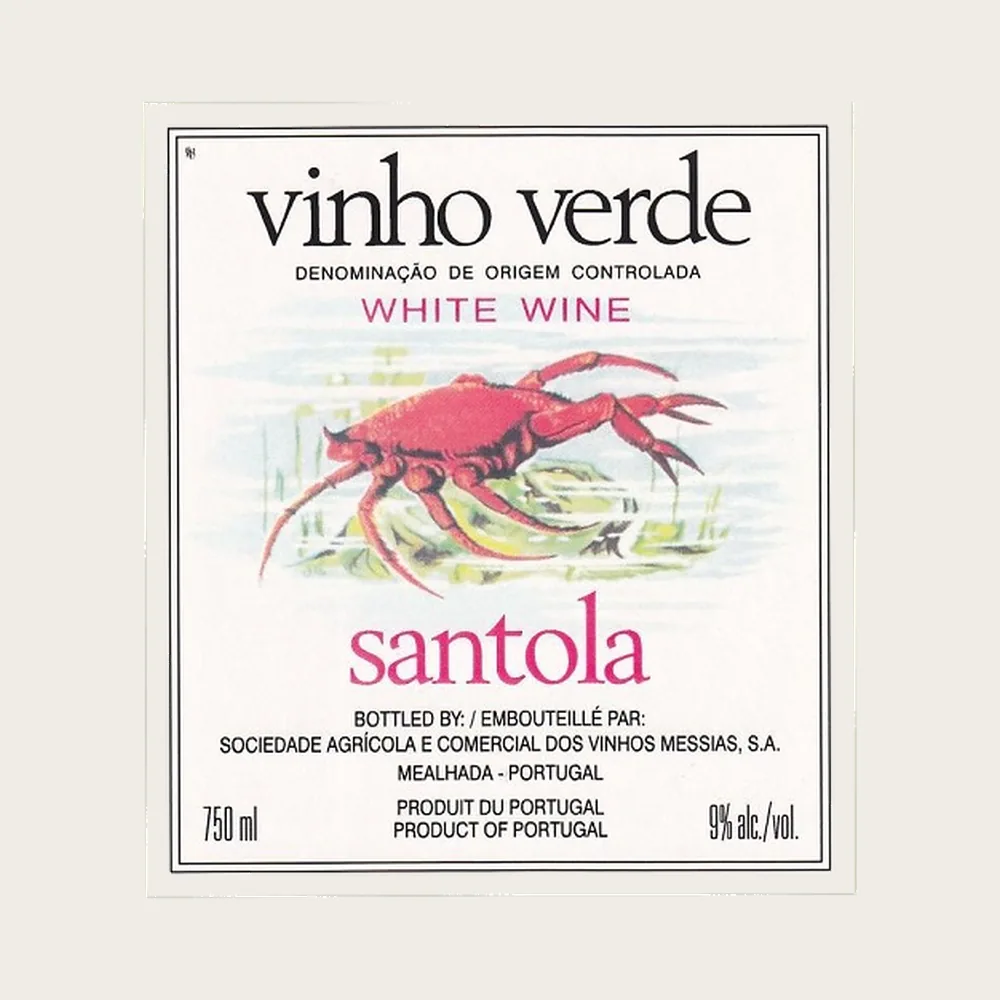 Santola Vinho Verde label