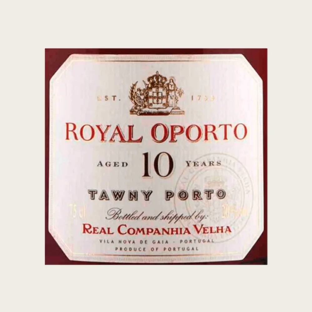 Year Old Royal Oporto 2010 label