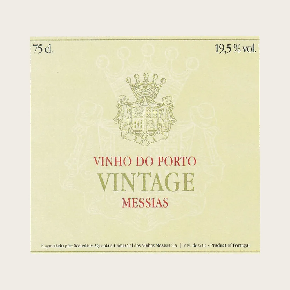 Vintage Porto 2011 label