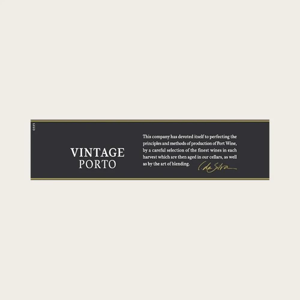Vintage Porto 2015 label