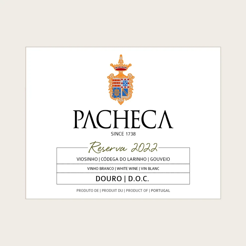 Reserva Douro White 2022 label