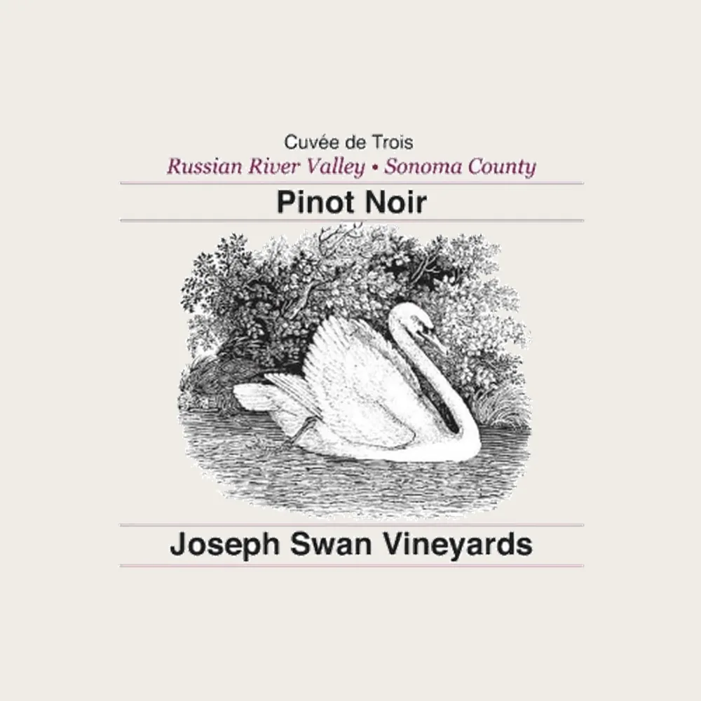Pinot Noir Cuvee de Trois 2019 label