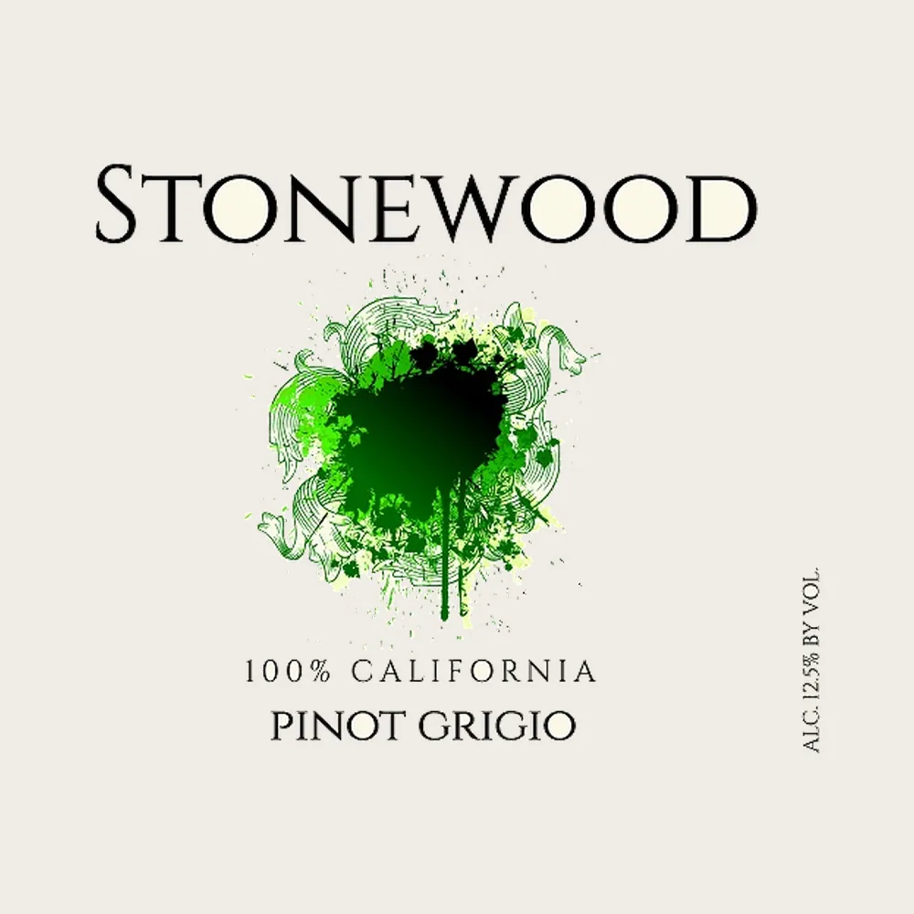Pinot Grigio label