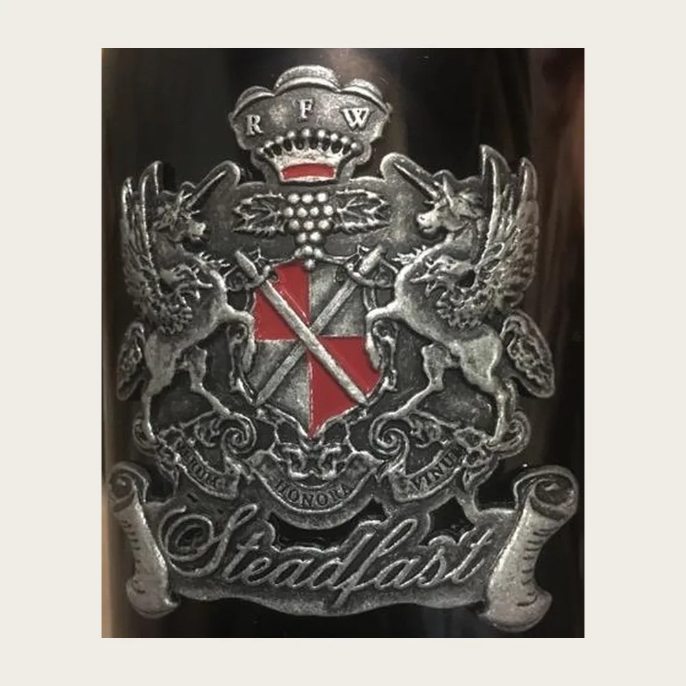 Steadfast Red 2019 label